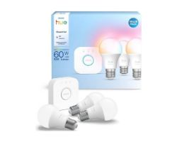 Bombilla Philips Hue E27 800L 3 Unidades