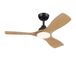 Ventilador Techo Philips con Luz Negro