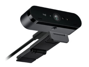 WebCam LOGITECH Brio 4K Micrófono Negra