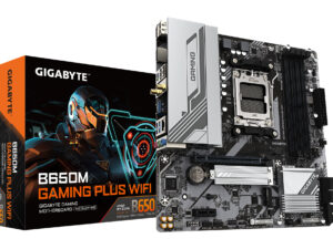 GIGABYTE B650M GAMING PLUS WIFI: (AM5) 4DDR5 HDMI mATX