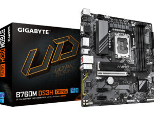 GIGABYTE B760M DS3H GEN5: (1700) 4DDR5 VGA HDMI mATX