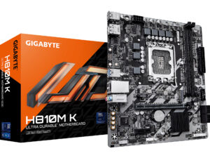 GIGABYTE H810M K: (LGA1851) 2DDR5 HDMI DP RJ45 mATX