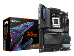 GIGABYTE X870E AORUS PRO: (AM5) 4DDR5 DP HDMI ATX WIFi GIGABYTE X870E AORUS PRO: (AM5) 4DDR5 DP HDMI ATX WIFi