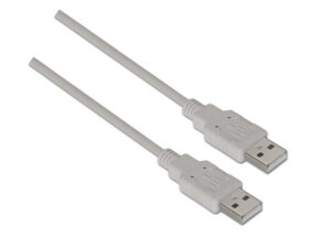 Cable AISENS USB-A/M a USB-A/M 2m Beige