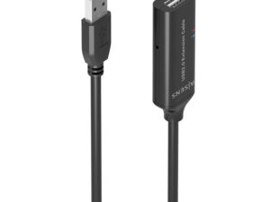 Cable AISENS USB/M a USB /H 5m Negro