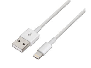 Cable AISENS Lightning/M a USB-A/M 1m Blanco