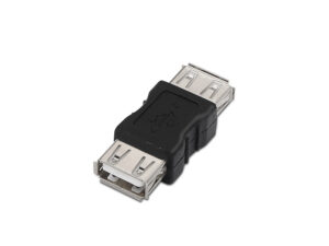 Adaptador AISENS 2x USB-A 2.0/H Negro