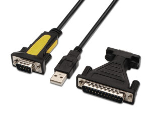 Cable AISENS USB-A a RS232 1.8m Negro