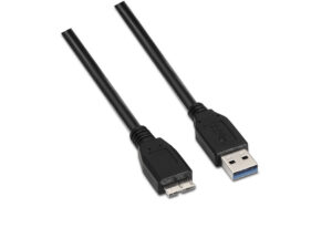 Cable AISENS USB-A/M- a mUSB-B/M 2m Negro