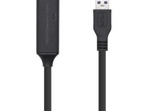 Cable AISENS USB-A/M a USB-A/H 15m Negro