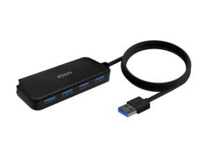 Hub AISENS USB-A 3.0 a 4xUSB-A 3.0 Negro