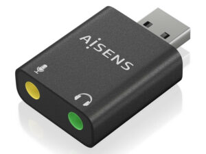 Tarjeta de Sonido AISENS USB-A/M-2x3.5mm/H
