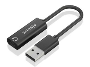 Tarjeta de Sonido AISENS USB/M-3.5mm/H
