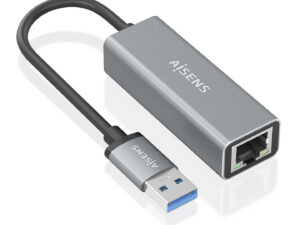 Adaptador AISENS USB 3.0 a RJ45 GbE Gris