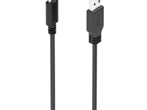 Cable AISENS USB-C/M a USB-A/M 2m Negro