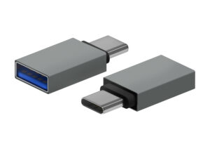 Adaptador AISENS USB-C/M a USB-A/H Gris