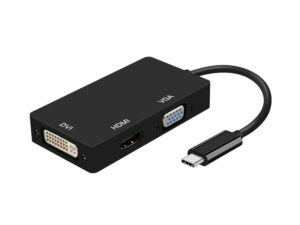 Cable AISENS USB-C/M a DVI/HDMI/VGA/H 15cm