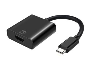 Cable AISENS USB-C/M a HDMI/H 15cm Negro
