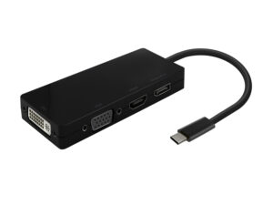 Adaptador AISENS USB-C a HDMI/VGA/DVI/DP