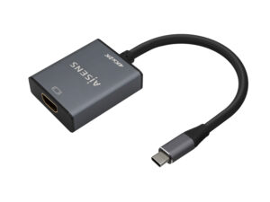 Cable AISENS USB-C/M a HDMI/H 4K Gris 15cm