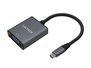 Adaptador AISENS USB-C/M a VGA/H 15cm Gris