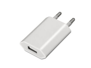 Mini cargador AISENS USb 5V/1A Blanco