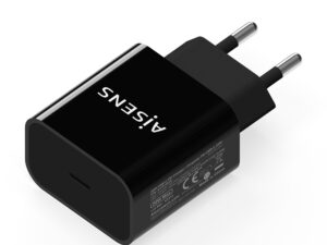 Cargador de Pared AISENS 20W 1xUSB-C Negro
