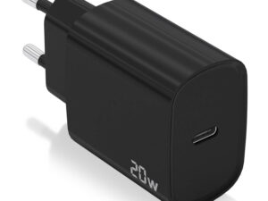Cargador de Pared AISENS 1xUSB-C 20W Negro