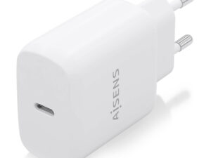 Cargador de Pared AISENS 1xUSB-C 25W Blanco