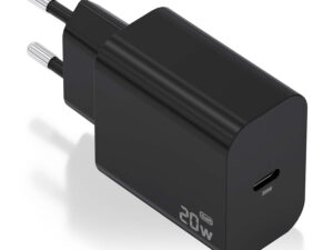 Cargador de Pared AISENS 1xUSB-C 20W Negro