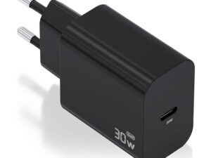 Cargador de Pared AISENS 1xUSB-C 30W Negro