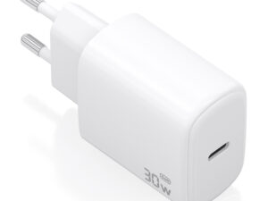 Cargador Pared AISENS GaN 1USB-C 30W Blanco