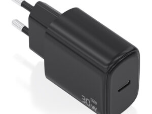 Cargador Pared AISENS 1xUSB-C 30W Negro