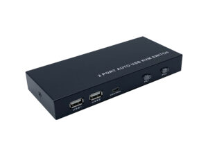 Conmutador AISENS KVM 4K USB 2.0 HDMI Negro