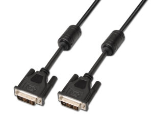 Cable AISENS DVI-D/M a DVI-D/M 1.8m Negro