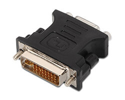 Adaptador AISENS DVI/M a VGA/H Negro