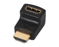 Adaptador AISENS HDMI A/H a HDMI A/M Negro