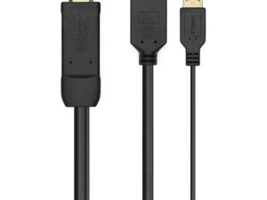 Adaptador AISENS HDMI/M a USB/M DP/H Negro