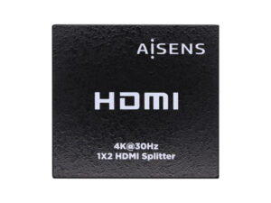 Splitter AISENS 4K UHD 3D 2xHDMI Out Negro