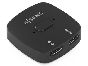Conmutador AISENS 4K/60Hz 2xHDMI Negro