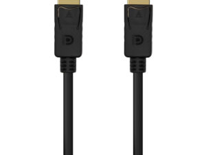 Cable AISENS DP DP/M a DP/M 0.5m Negro