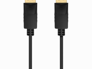 Cable AISENS DP 1.2/M a DP 1.2/M 3m Negro
