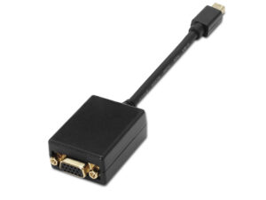 Cable AISENS MiniDP/M a VGA/H 15cm Negro Cable AISENS MiniDP/M a VGA/H 15cm Negro