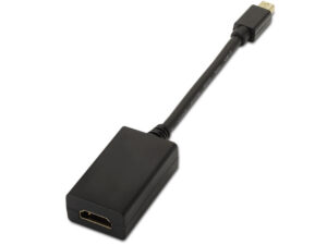 Cable AISENS Mini DP/M a HDMI A/H 15cm Negro