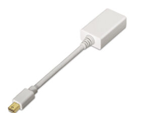 Cable AISENS Mini DP/M a HDMI A/H 15cm Blanco (A125-013
