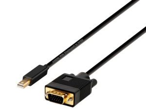 Cable AISENS Mini DP/M a VGA/M 2m Negro