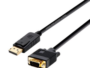 Cable AISENS DP/M a VGA/M 2m Negro