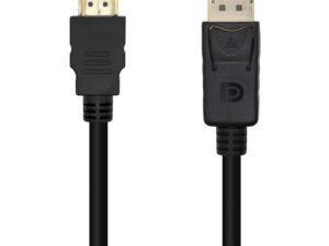 Cable AISENS DP/M a HDMI/M 1m Negro