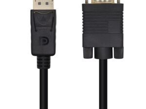 Cable AISENS DP/M a VGA/M 3m Negro