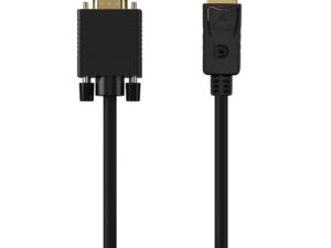 Cable AISENS DP/M a VGA/M 1m Negro